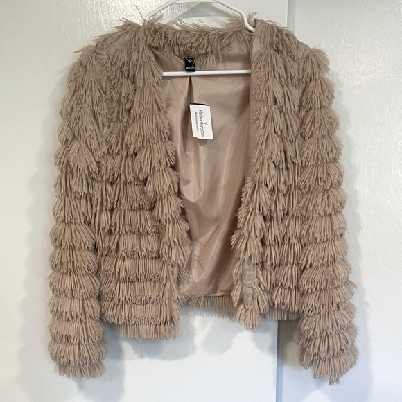 Faux Fur Fringe Jacket - Picture 5 of 7